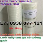 Cung cấp SLL Lưới thủy tinh 5x5 70g/m2 chống thấm, gia cố chân tường tại Hà Nội